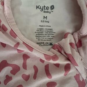 Kyte BABY Pink Leopard Print Sleep Sack